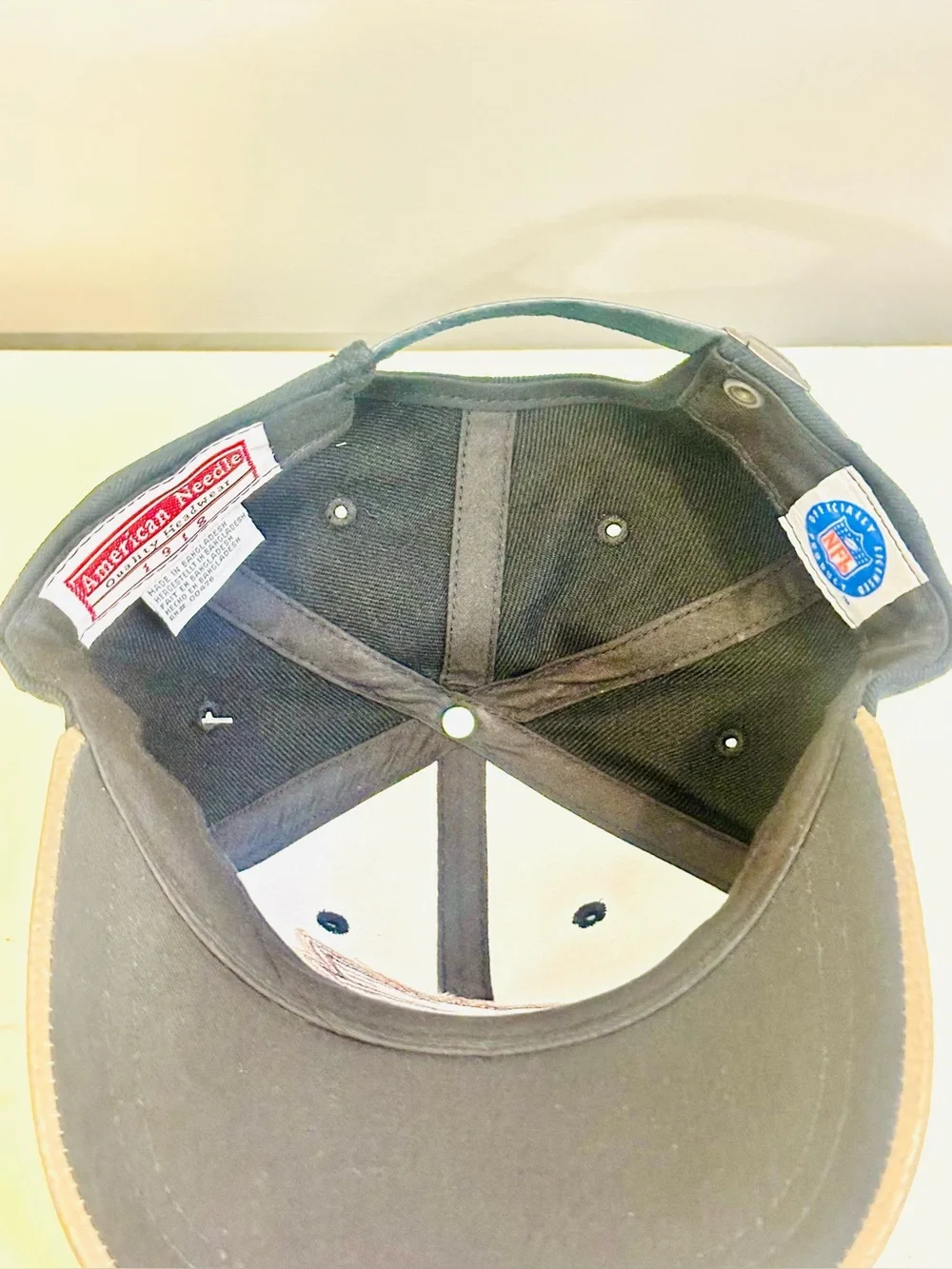 Vtg Y2k 90's NFL Philadelphia Eagles American Needle Strapback Cap Wool Blend